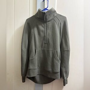 EUC Lululemon Scuba Oversized Funnel Neck Half Zip Long